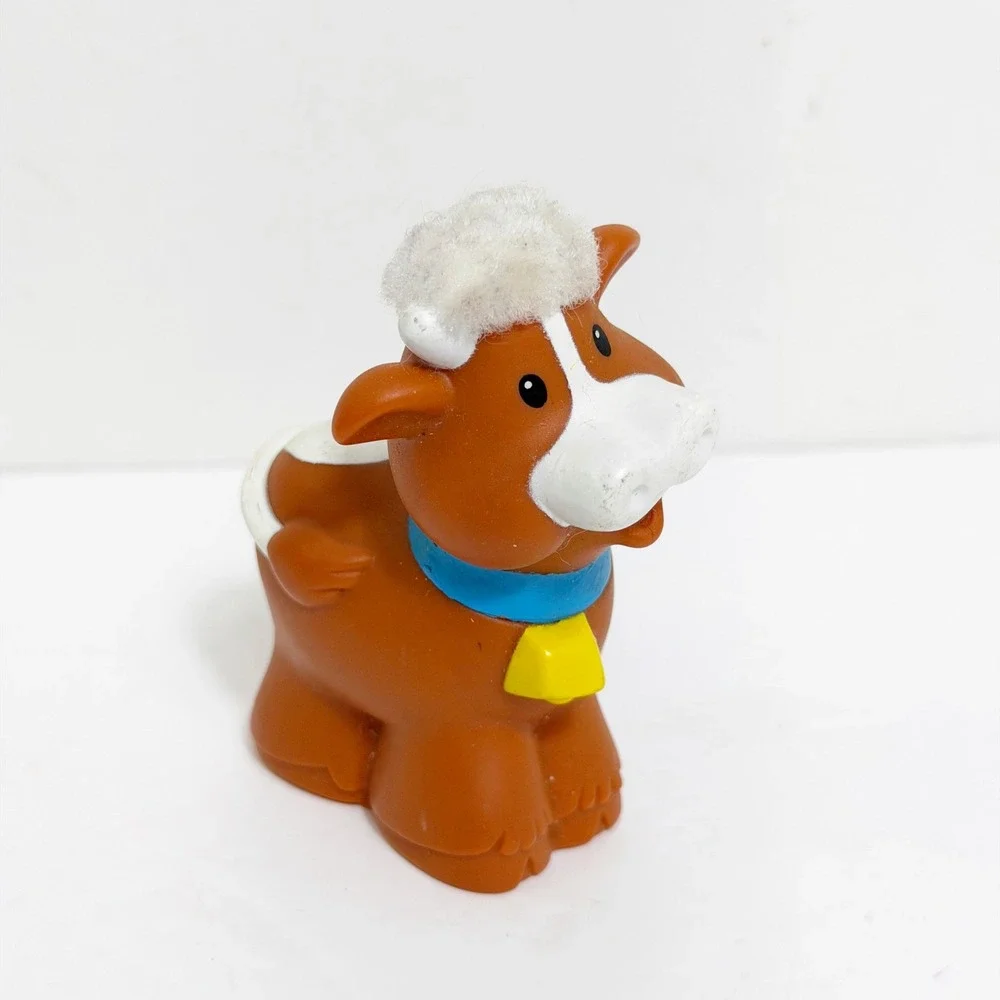 Fisher Price Little People Touch and Feel Farm Animal Figure Lot Horse Sheep Cow